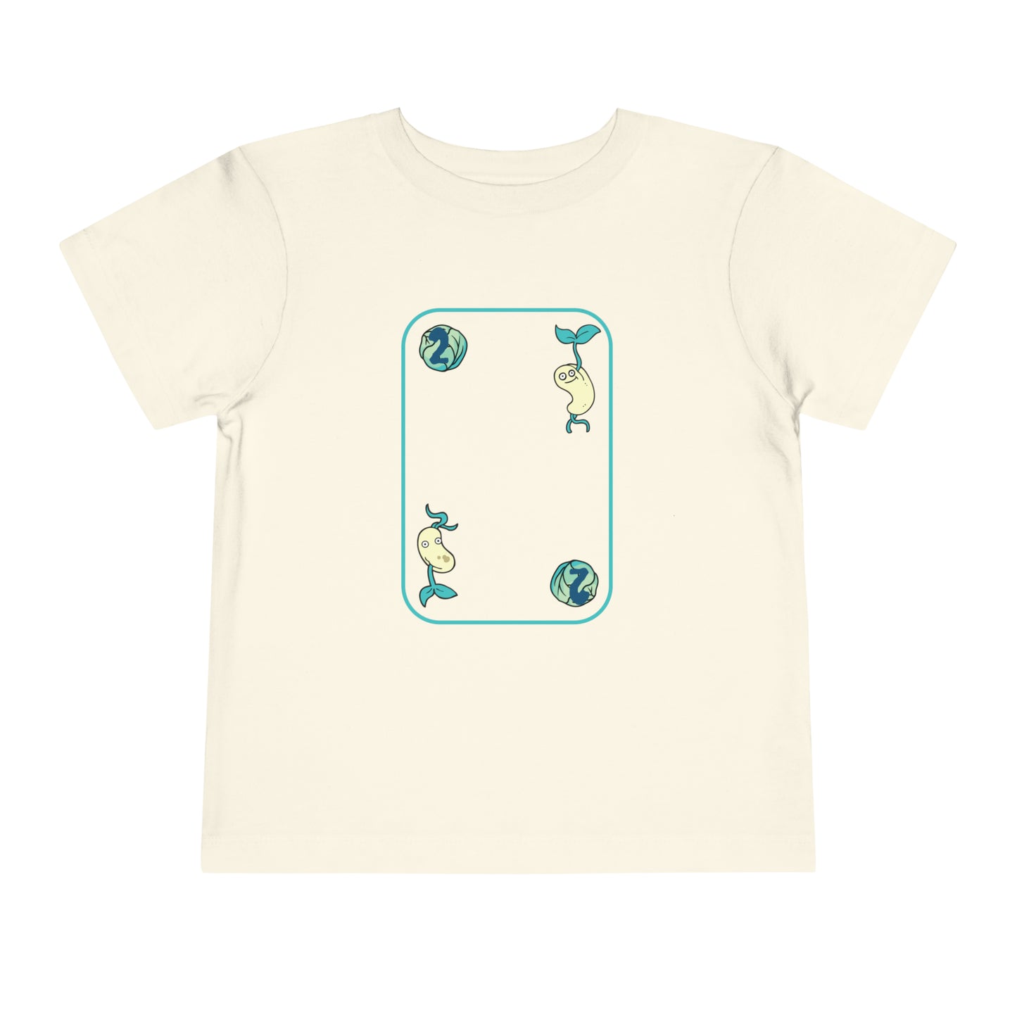 Two of Cabbages Toddler Short Sleeve Tee