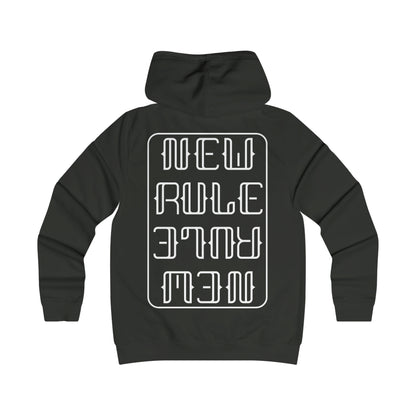 New Rule B&W Girlie College Hoodie