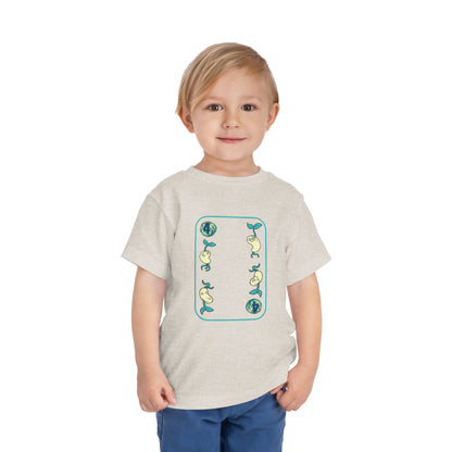 Four of Cabbages Toddler Short Sleeve Tee