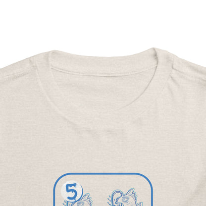 Five of Fishes Toddler Short Sleeve Tee