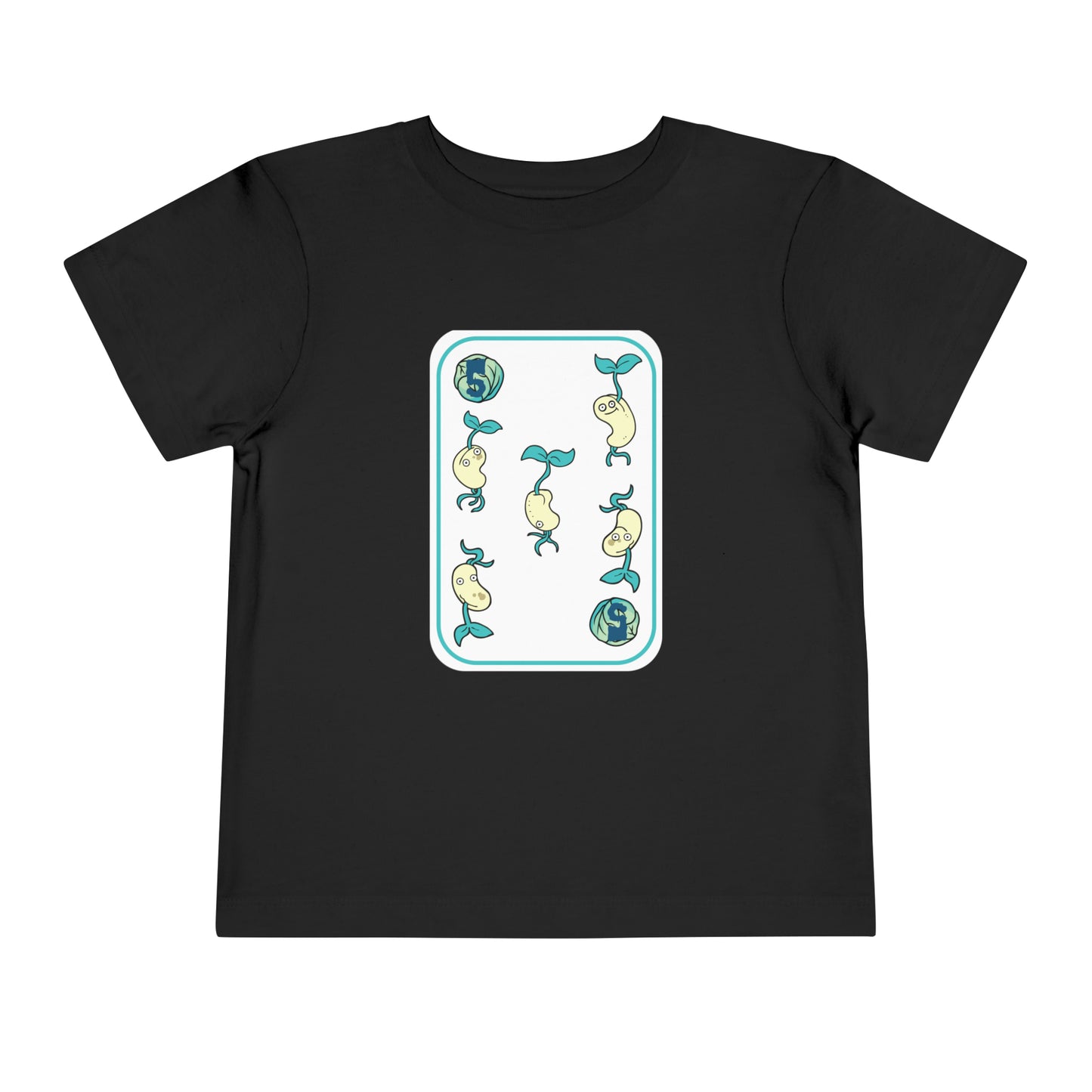 Five of Cabbages Toddler Short Sleeve Tee