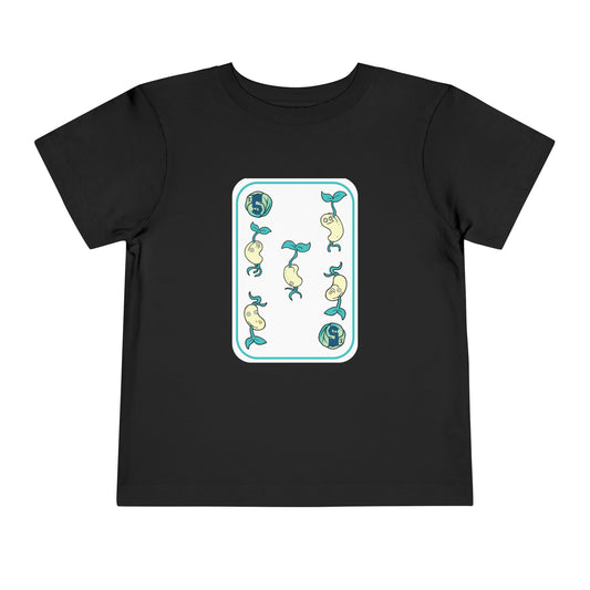 Five of Cabbages Toddler Short Sleeve Tee