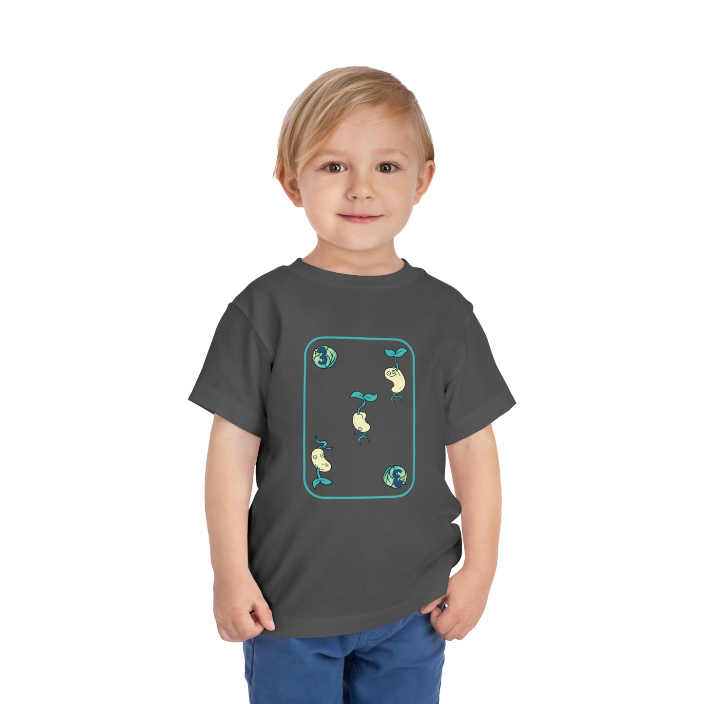 Three of Cabbages Toddler Short Sleeve Tee