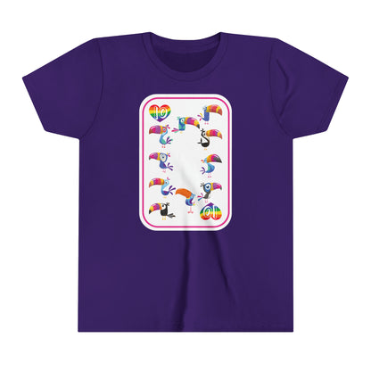 Ten of Rainbows Youth Short Sleeve Tee