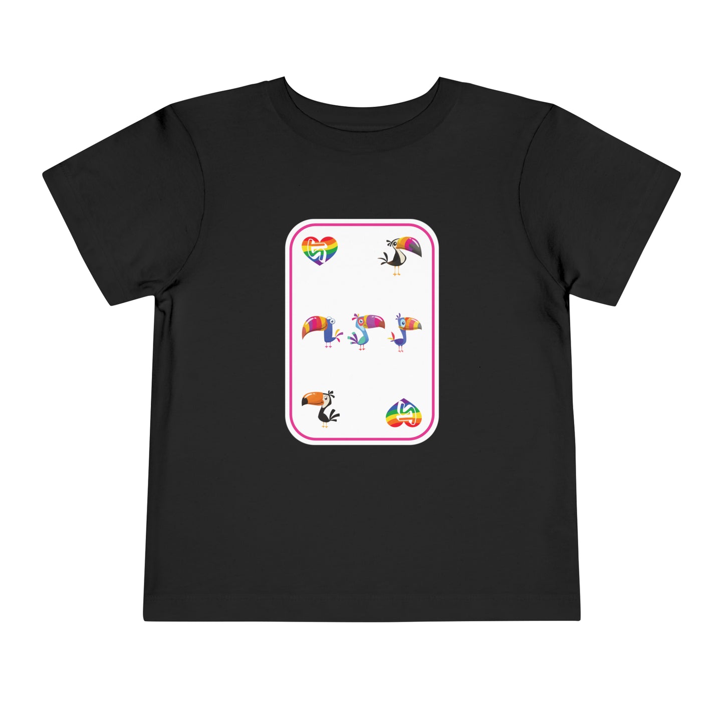 Five of Rainbows Toddler Short Sleeve Tee