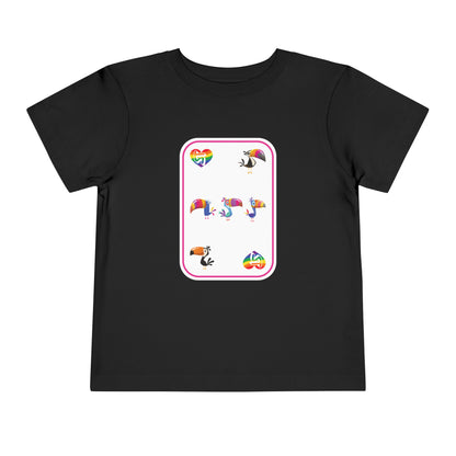 Five of Rainbows Toddler Short Sleeve Tee