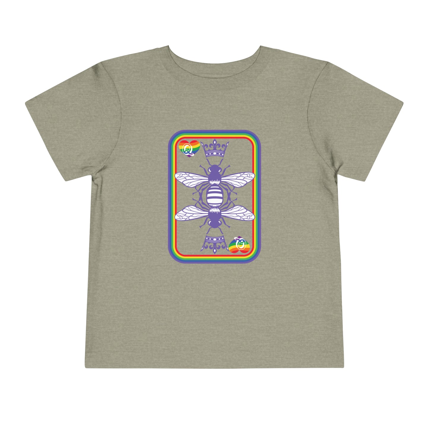 Queen of Rainbows Toddler Short Sleeve Tee