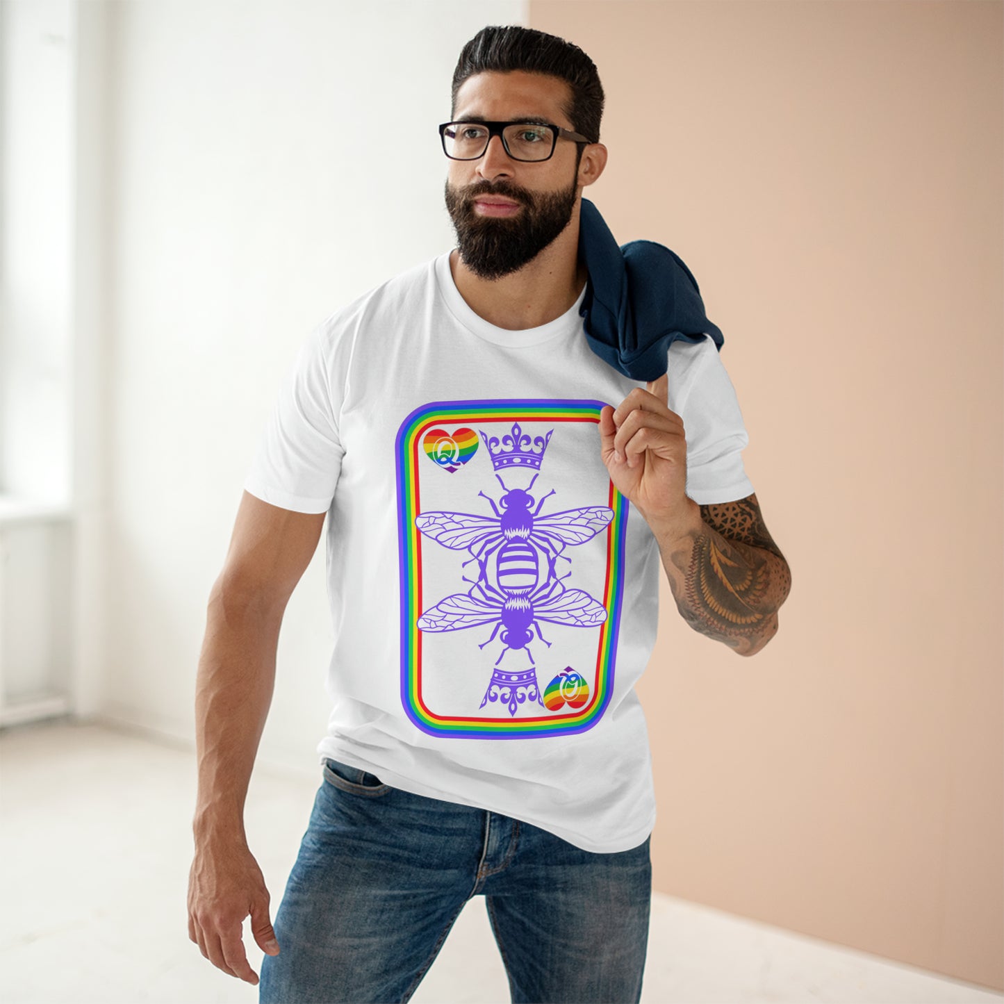 Queen of Rainbows Men's Staple Tee