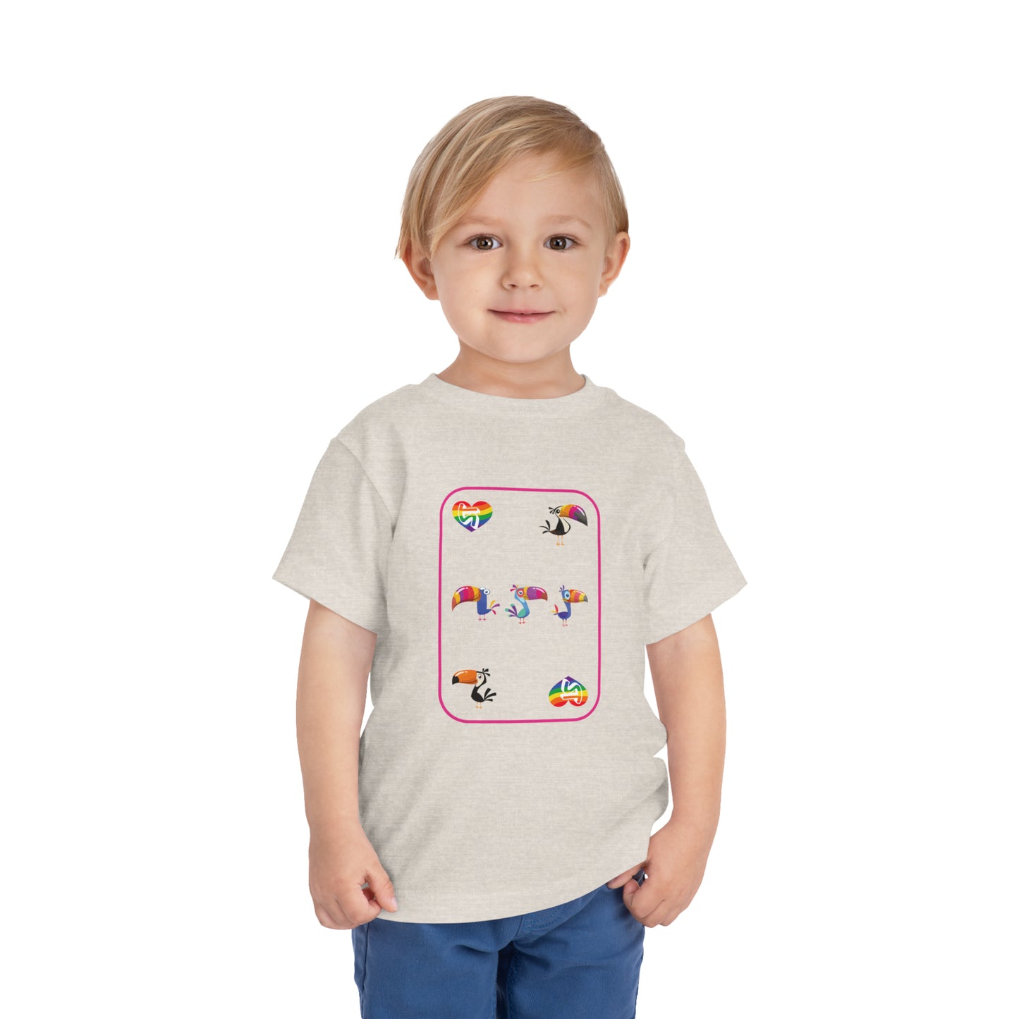 Five of Rainbows Toddler Short Sleeve Tee