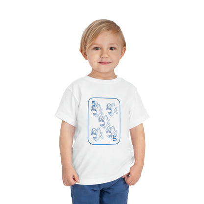Five of Fishes Toddler Short Sleeve Tee