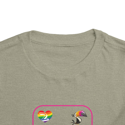 Two of Rainbows Toddler Short Sleeve Tee