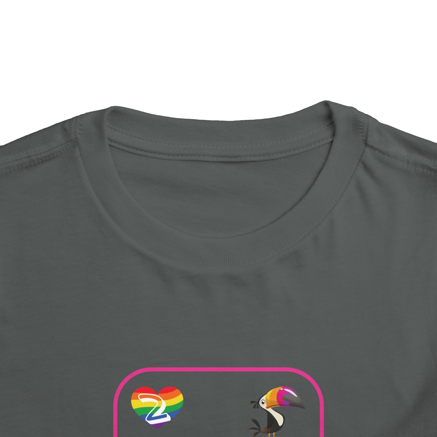 Two of Rainbows Toddler Short Sleeve Tee