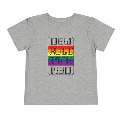 New Rule Rainbow Toddler Short Sleeve Tee