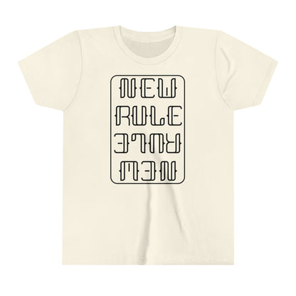 New Rule B&W Youth Short Sleeve Tee