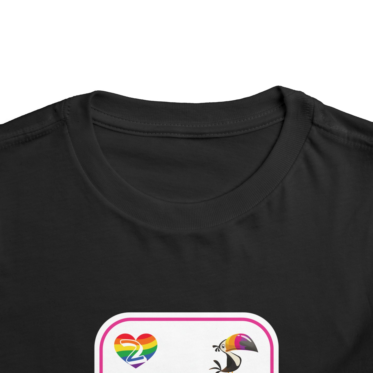 Two of Rainbows Toddler Short Sleeve Tee