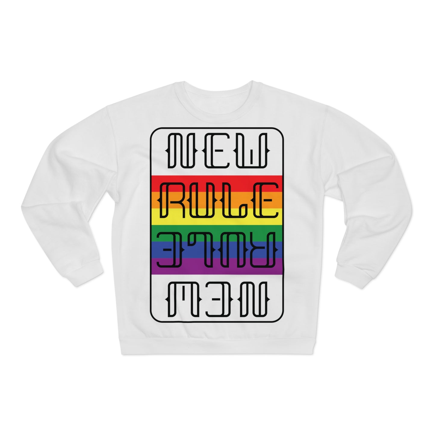 New Rule Rainbow Unisex Crew Neck Sweatshirt (EU)