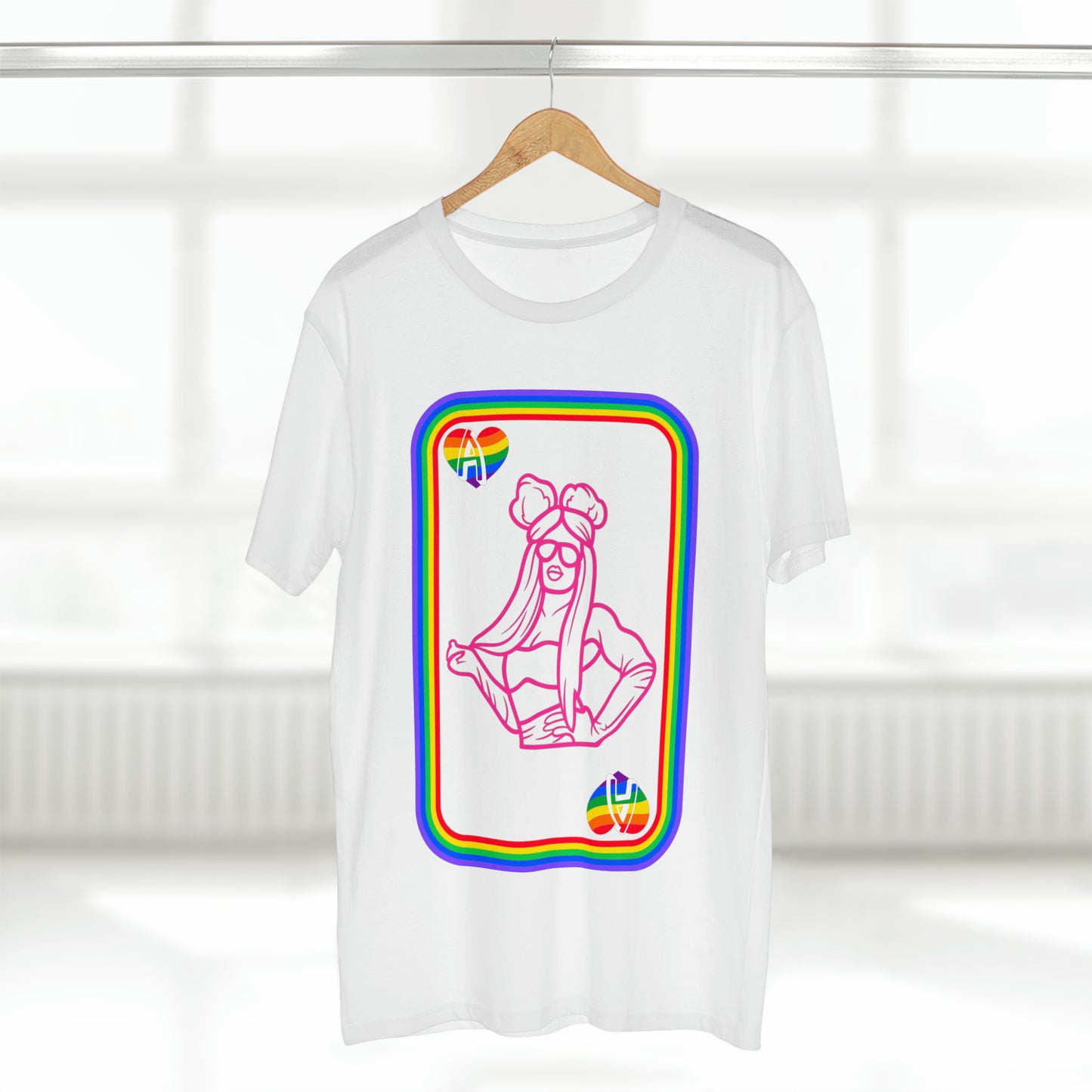 Ace of Rainbows M Men's Staple Tee