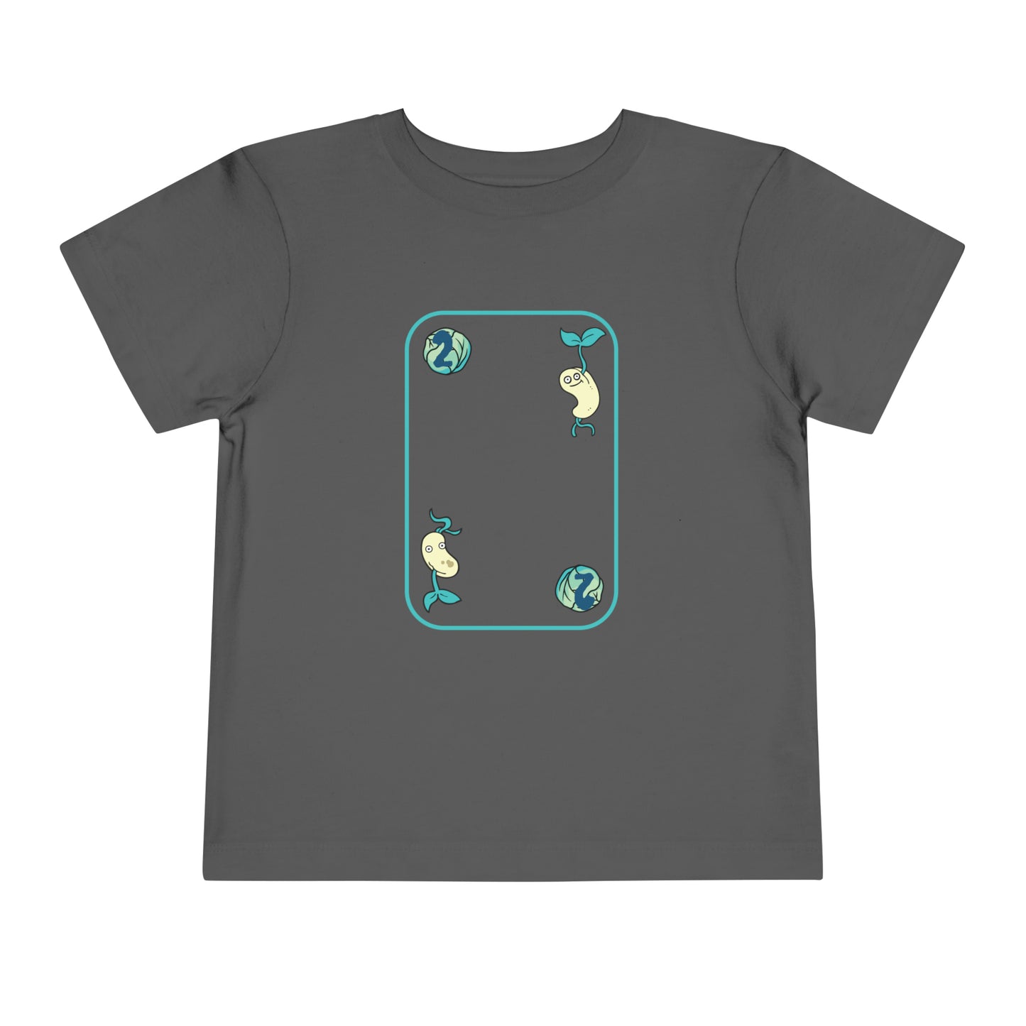 Two of Cabbages Toddler Short Sleeve Tee