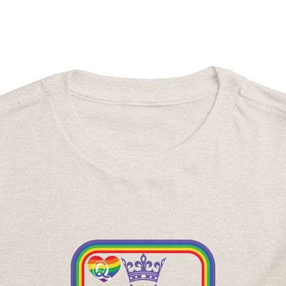 Queen of Rainbows Toddler Short Sleeve Tee