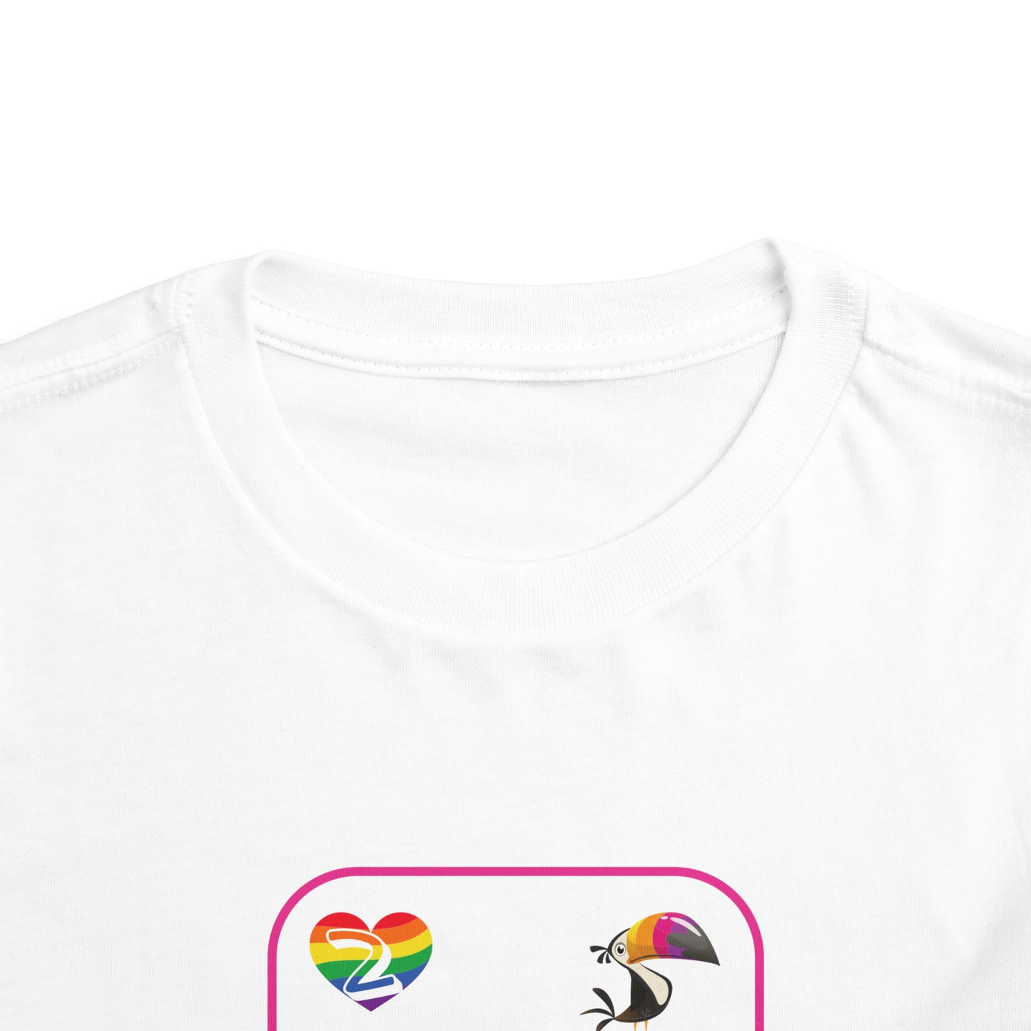 Two of Rainbows Toddler Short Sleeve Tee