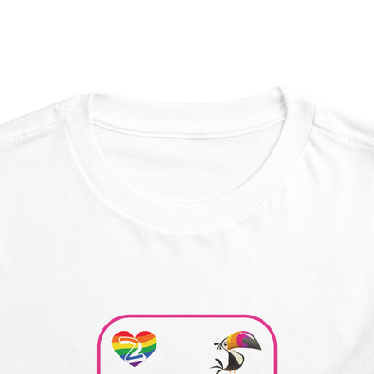 Two of Rainbows Toddler Short Sleeve Tee