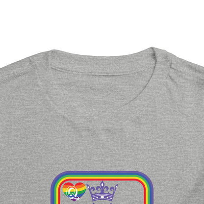 Queen of Rainbows Toddler Short Sleeve Tee