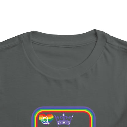 Queen of Rainbows Toddler Short Sleeve Tee