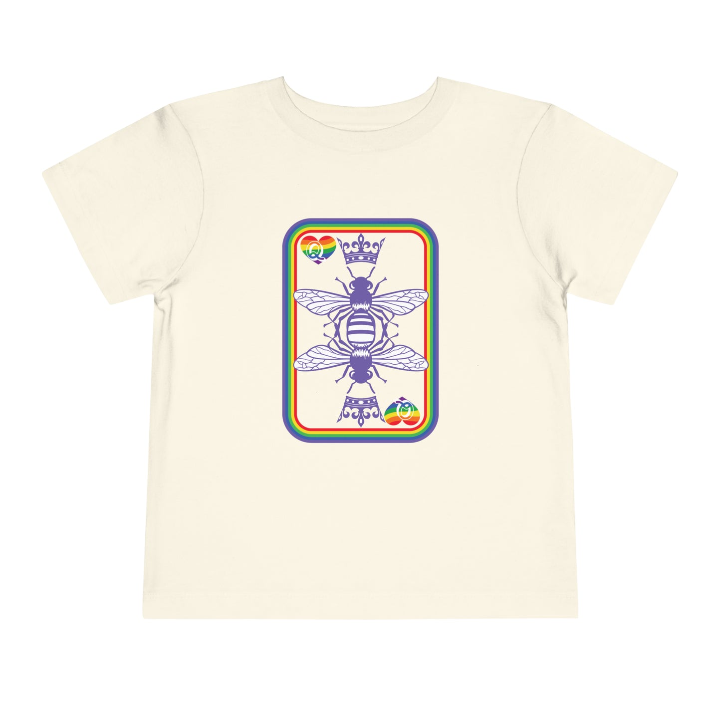 Queen of Rainbows Toddler Short Sleeve Tee