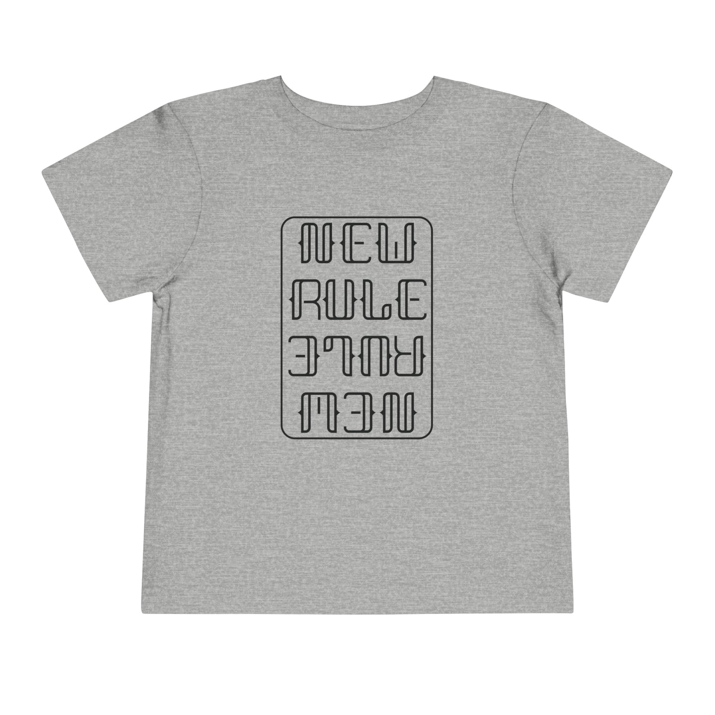 New Rule B&W Toddler Short Sleeve Tee