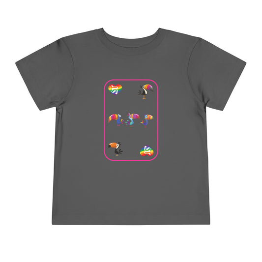 Five of Rainbows Toddler Short Sleeve Tee