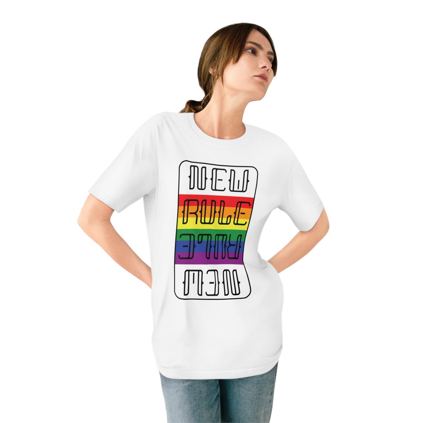 New Rule Rainbow Organic Unisex Staple T-Shirt