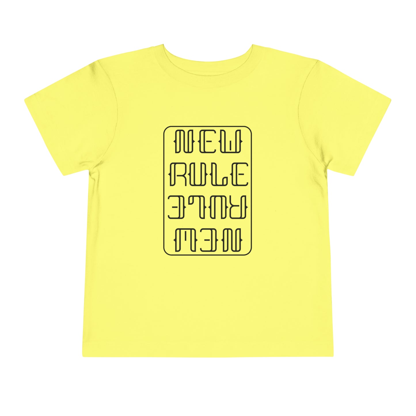 New Rule B&W Toddler Short Sleeve Tee
