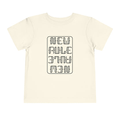 New Rule B&W Toddler Short Sleeve Tee