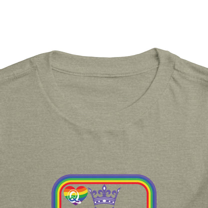 Queen of Rainbows Toddler Short Sleeve Tee