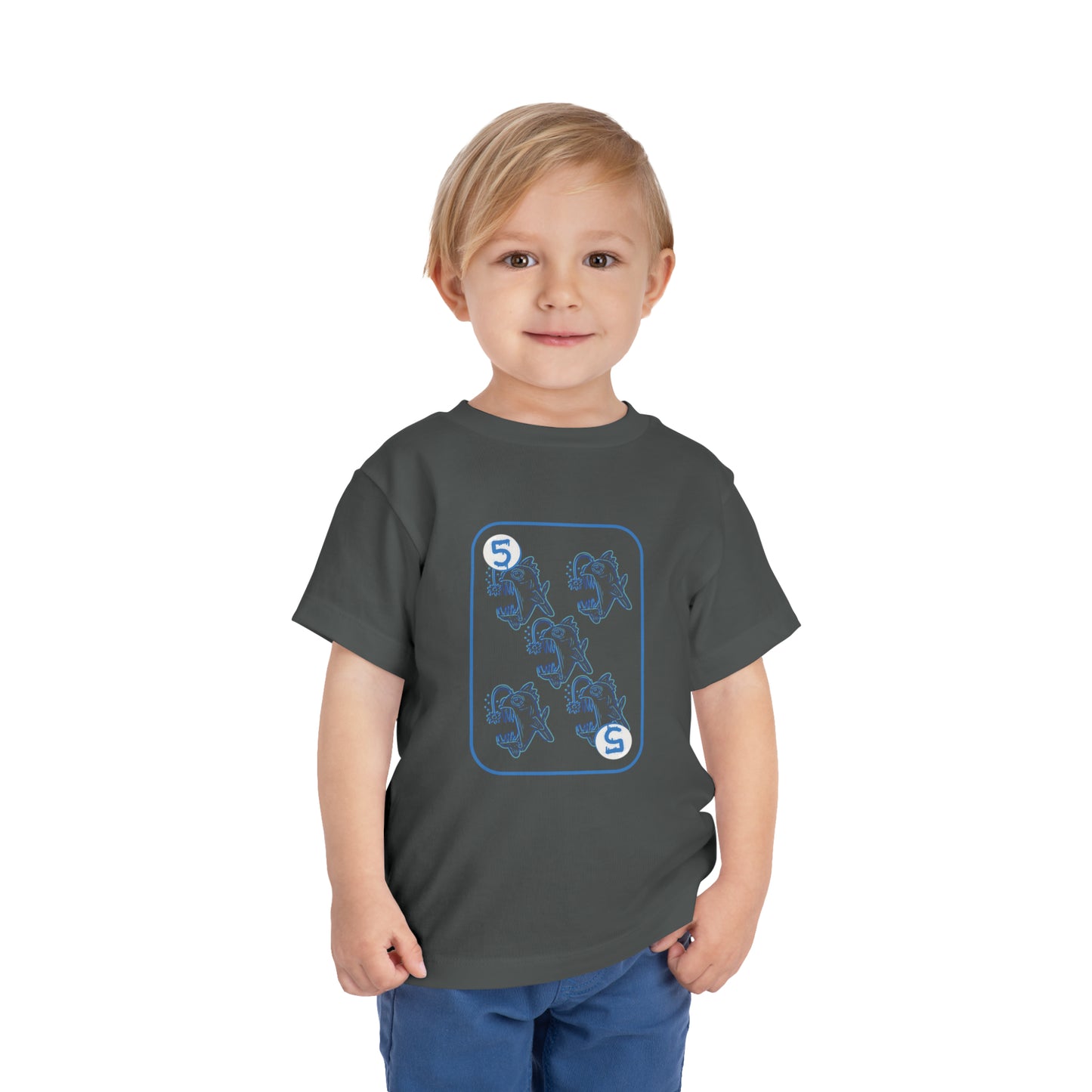 Five of Fishes Toddler Short Sleeve Tee