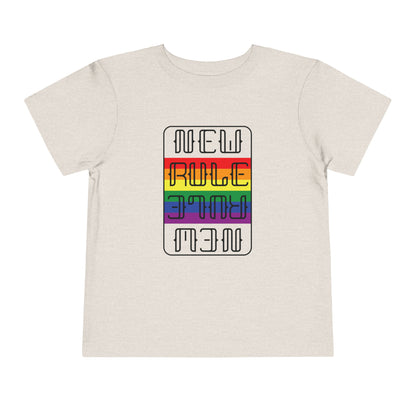 New Rule Rainbow Toddler Short Sleeve Tee