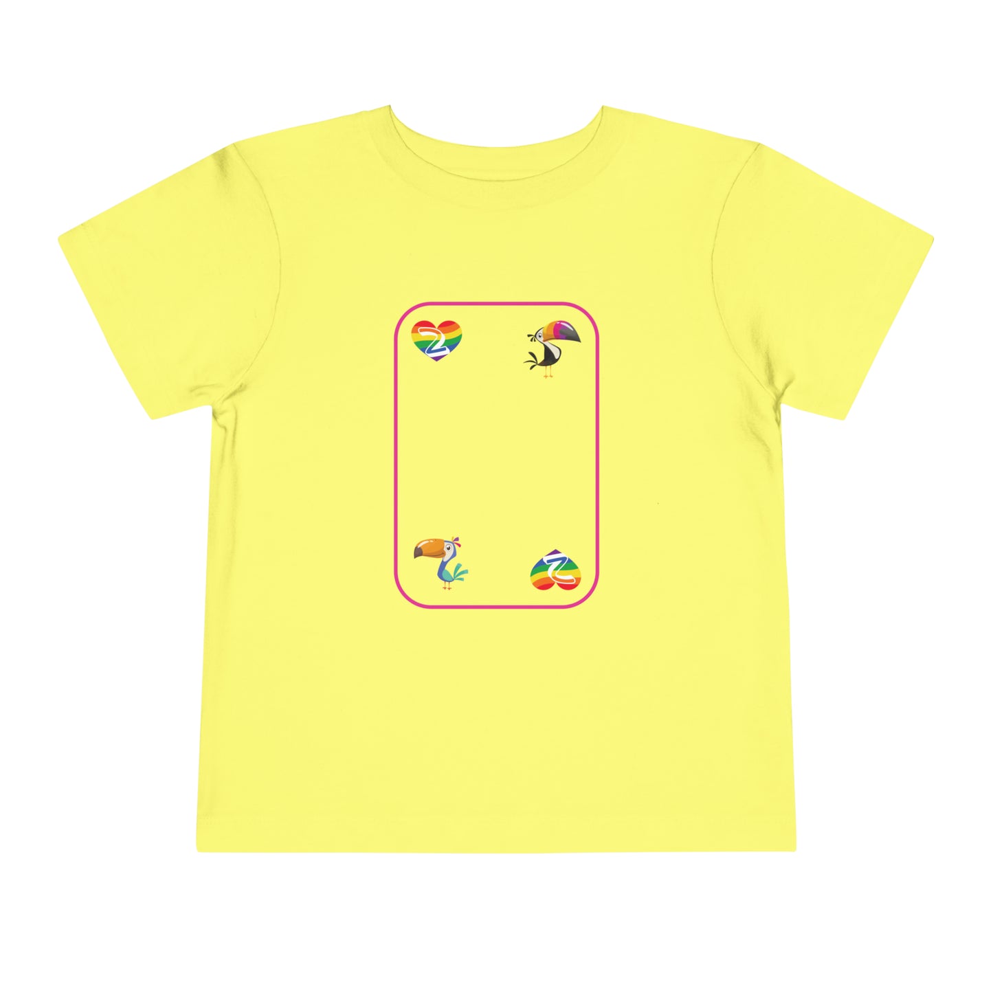 Two of Rainbows Toddler Short Sleeve Tee