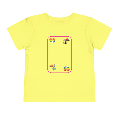 Two of Rainbows Toddler Short Sleeve Tee