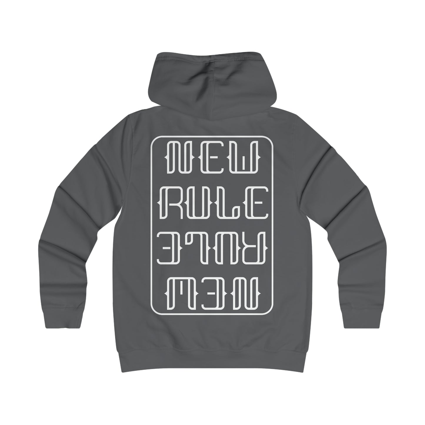 New Rule B&W Girlie College Hoodie