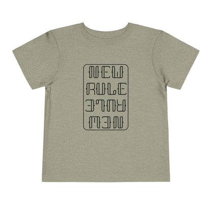 New Rule B&W Toddler Short Sleeve Tee
