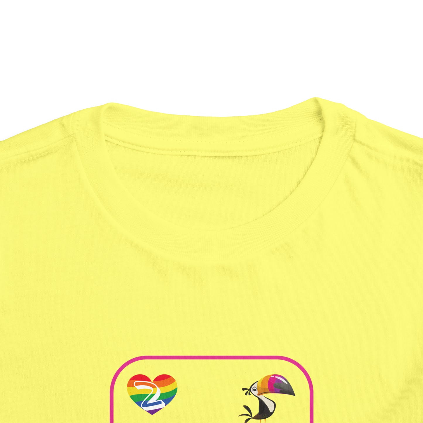 Two of Rainbows Toddler Short Sleeve Tee