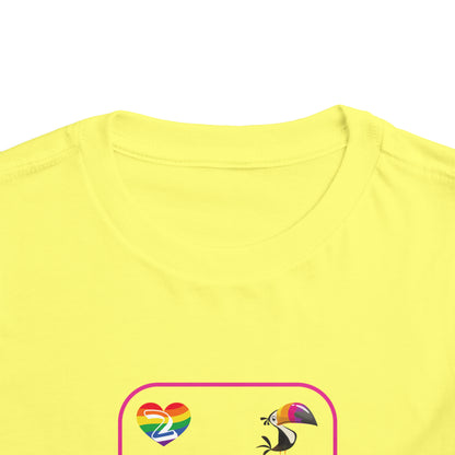 Two of Rainbows Toddler Short Sleeve Tee