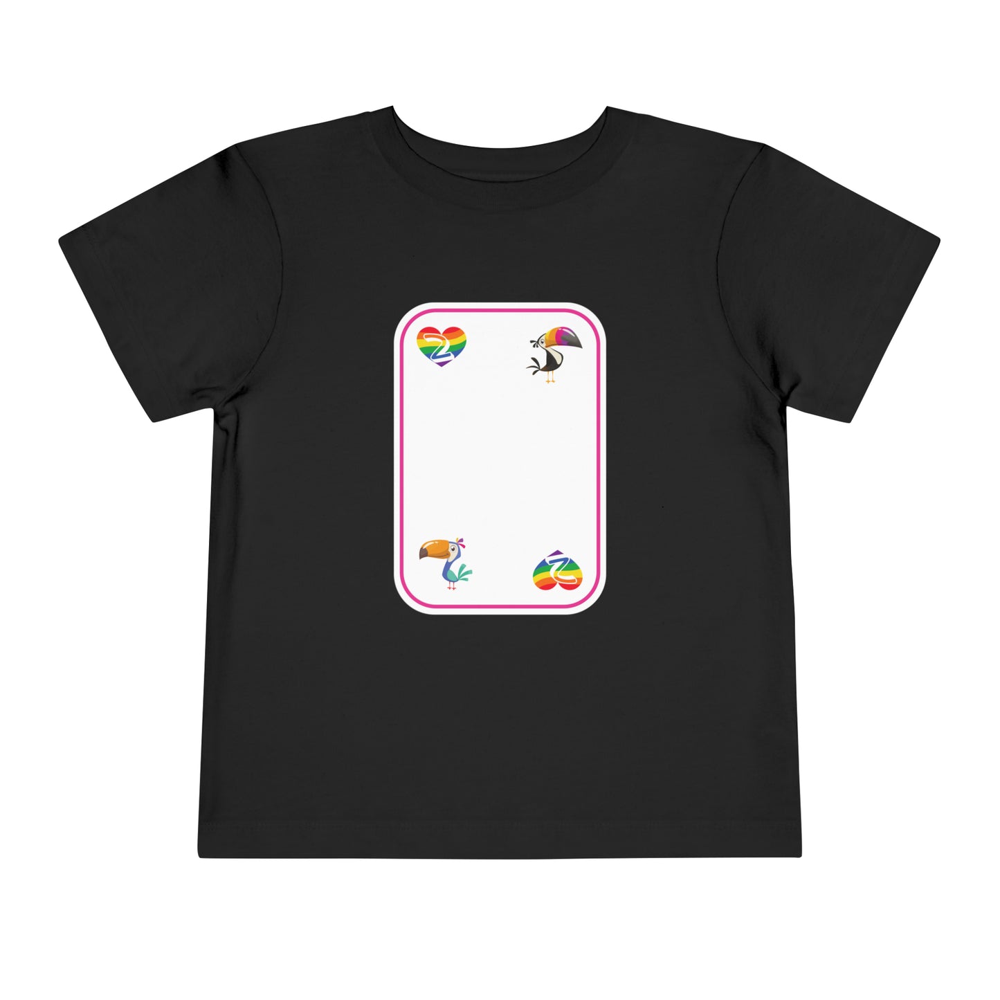 Two of Rainbows Toddler Short Sleeve Tee