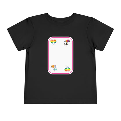 Two of Rainbows Toddler Short Sleeve Tee