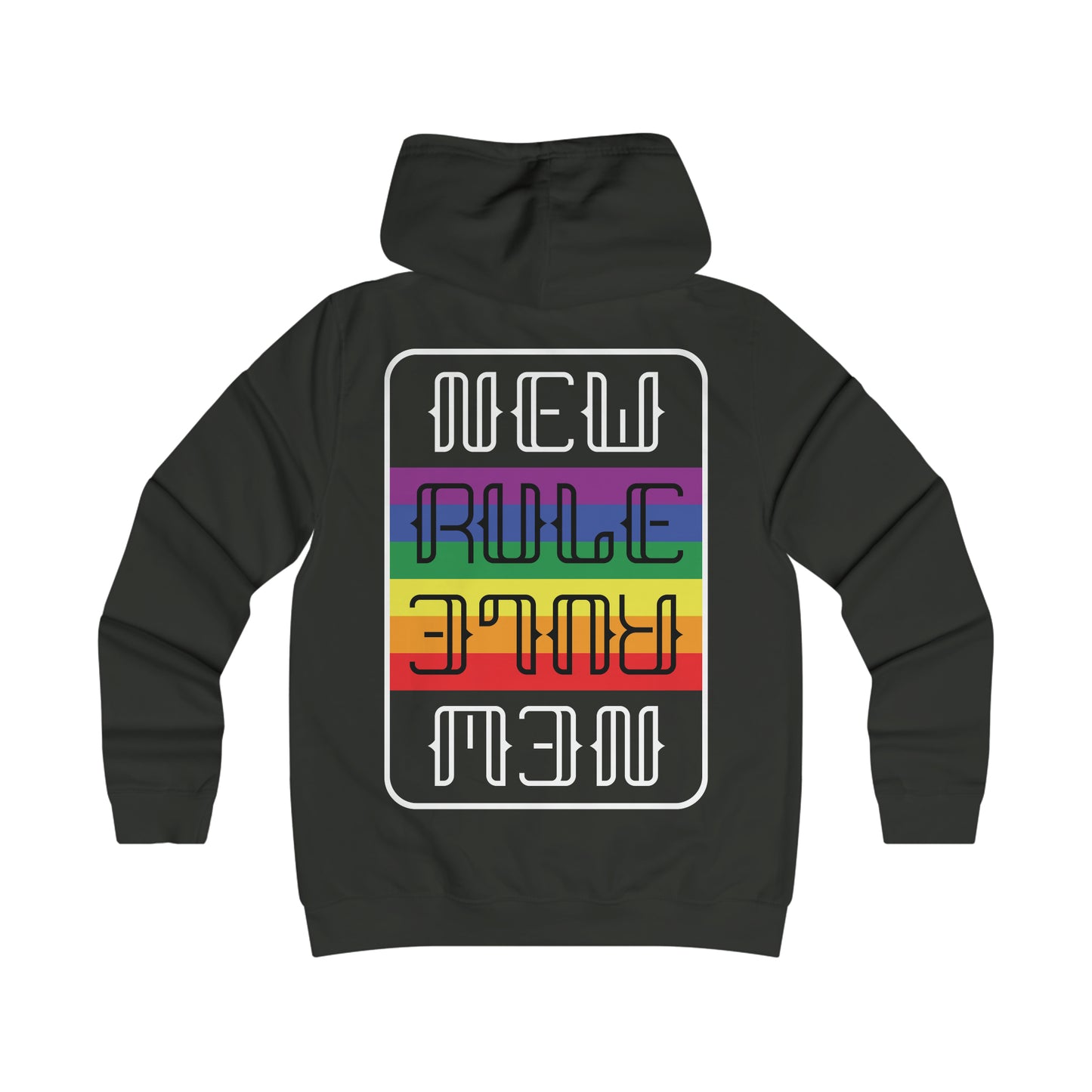 New Rule Rainbow Girlie College Hoodie