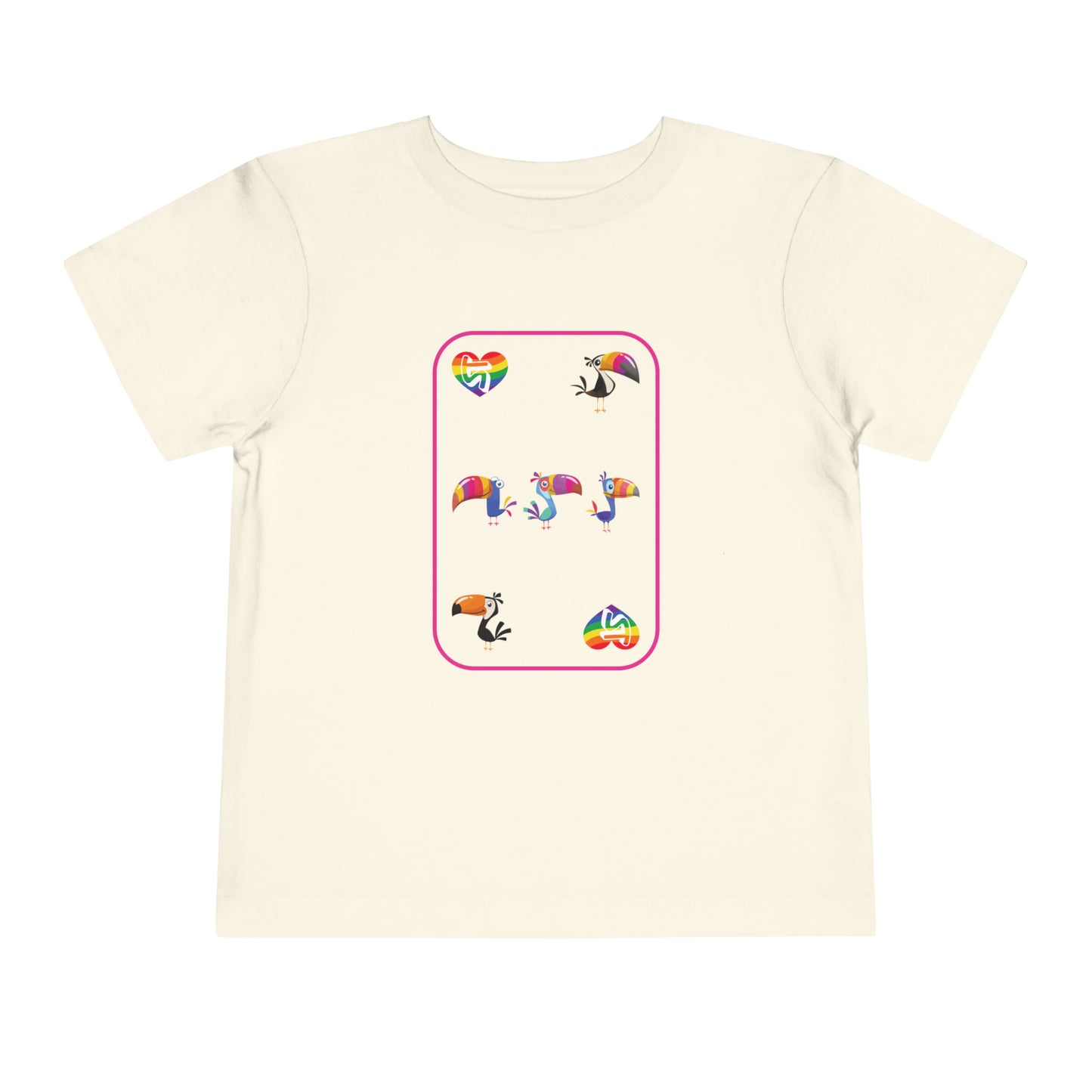 Five of Rainbows Toddler Short Sleeve Tee