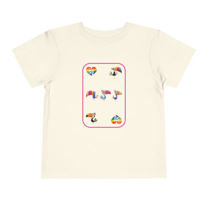 Five of Rainbows Toddler Short Sleeve Tee