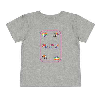 Five of Rainbows Toddler Short Sleeve Tee