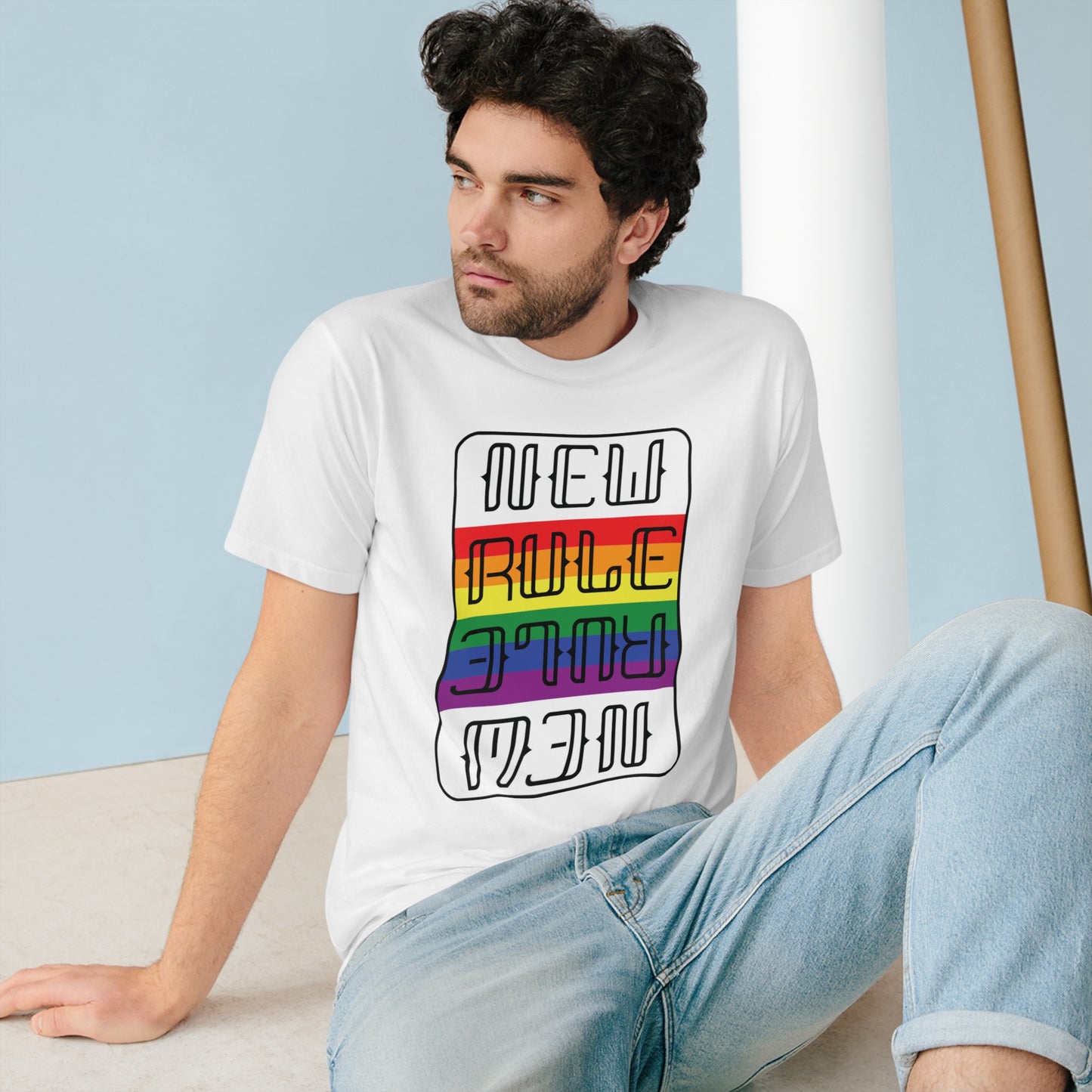 New Rule Rainbow Organic Unisex Staple T-Shirt