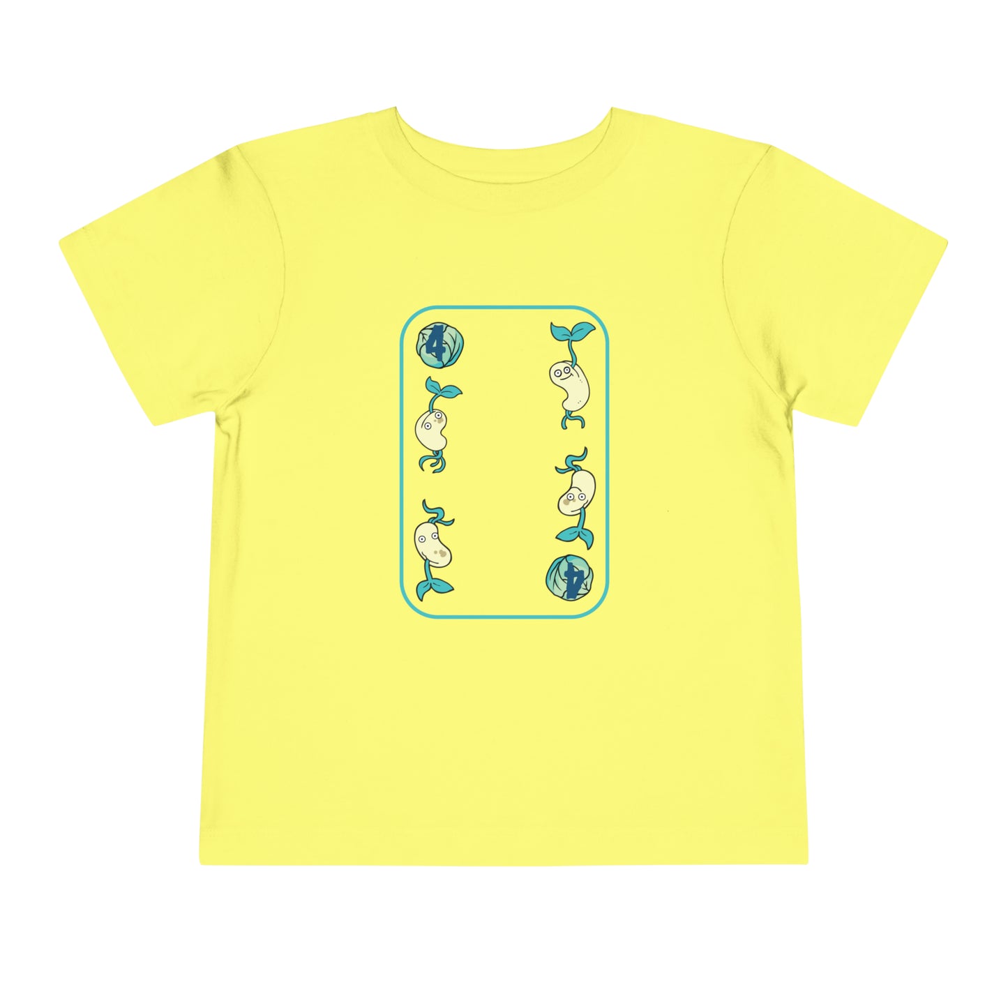 Four of Cabbages Toddler Short Sleeve Tee